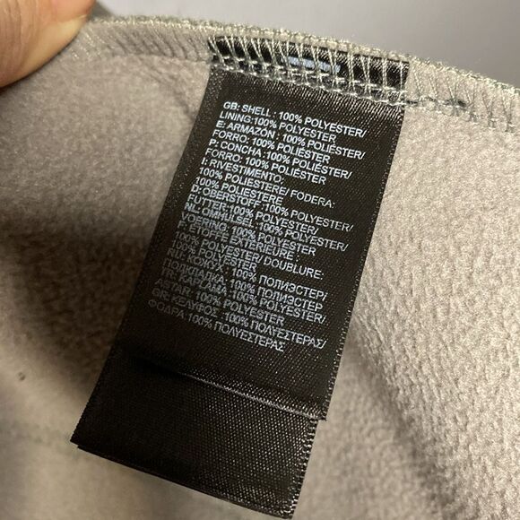 The North Face Windfall Gray Full Zip Jacket Size Small - Picture 8 of 12